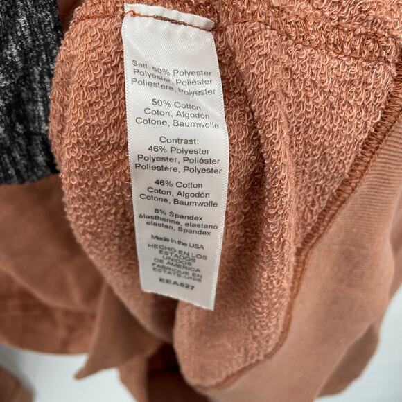 Michael Stars Evereve NWT Camila V Neck Pullover Sweatshirt in Terracotta // XS - Picture 11 of 12